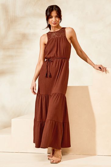 Lipsy crochet dress sales