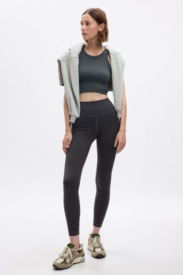 Buy Gap Grey High Rise Power Full Length Leggings from Next Luxembourg