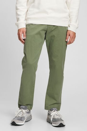 Gap Green Straight Taper Fit Essential Chinos