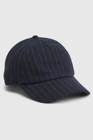 Navy wool baseball cap clearance