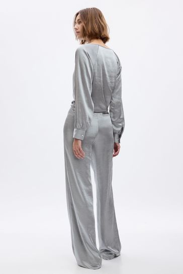 Gap grey trousers sale