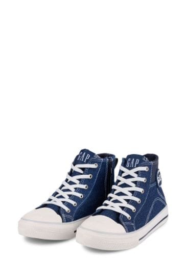 Blue high sales top trainers