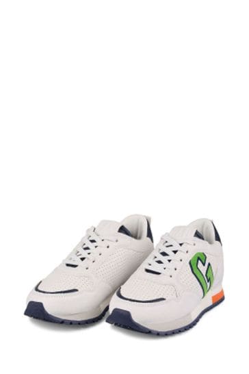 Gap White and Green New York Low Top Colourblock Trainers - Kids