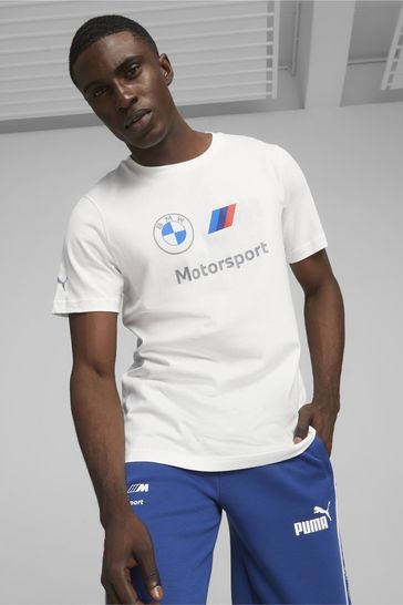 Puma White BMW M Motorsport ESS Logo T-Shirt