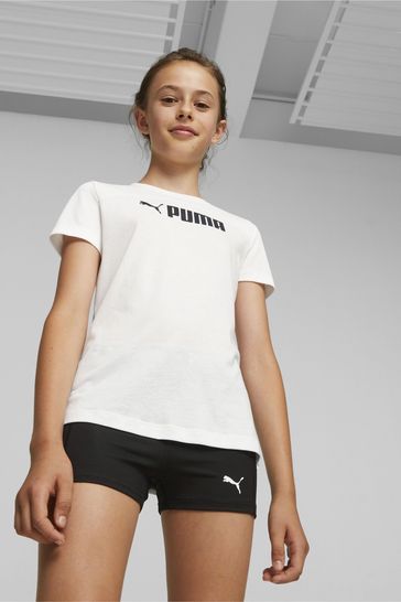 Puma White FIT Youth T-Shirt
