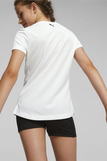 White best sale puma shirt