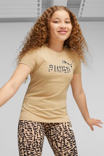 Puma Cream ESS+ ANIMAL Youth T-Shirt