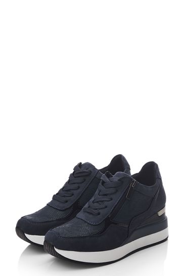 Wedged trainers clearance