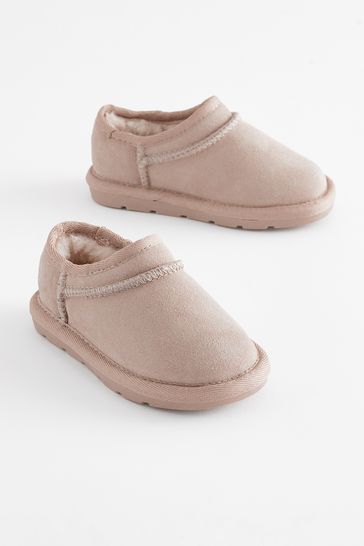 Buy Mink Brown Suede Faux Fur Lined Pull On Shoe Boots from Next Bahrain