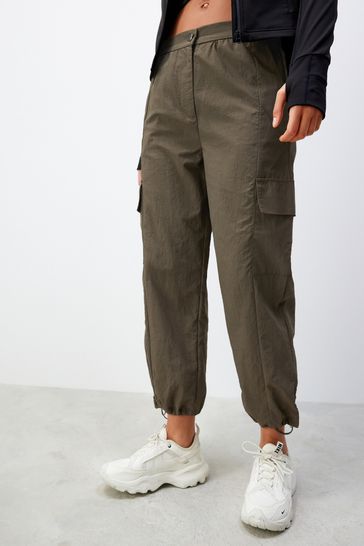 Buy Forest Green Active Walking Cargo Trousers from Next Turkey