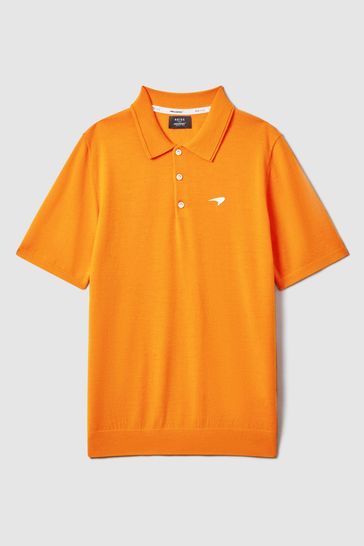 Buy McLaren F1 Merino Wool Polo Shirt from Next Bahrain