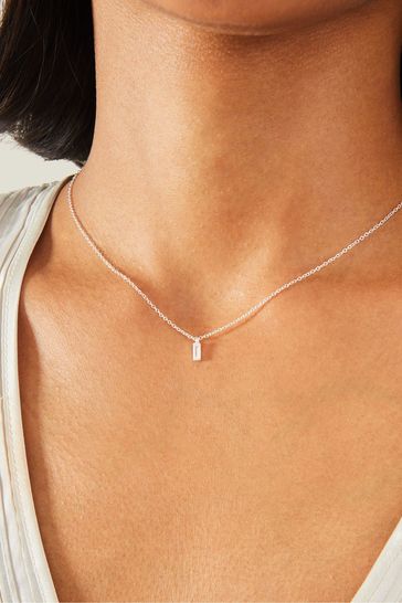 Silver shop plated pendant