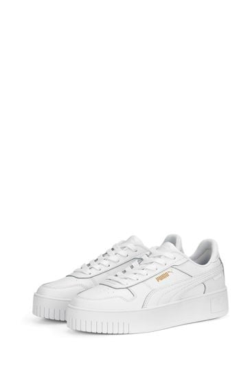 Puma White Womens Carina Street Trainers