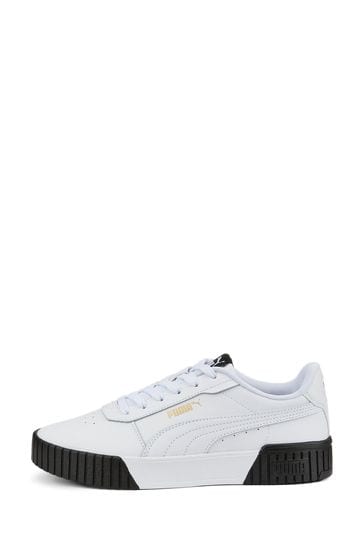 Puma White Womens Carina 2.0 Trainers