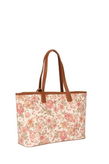 Laura Ashley Blue Medium Floral Tote Bag