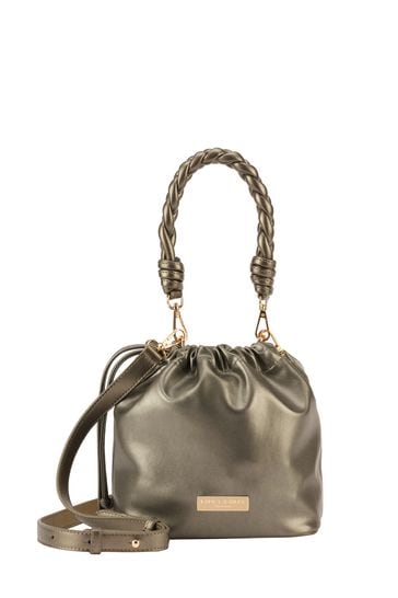 Laura Ashley Small Floral Bicolor Bucket Bag