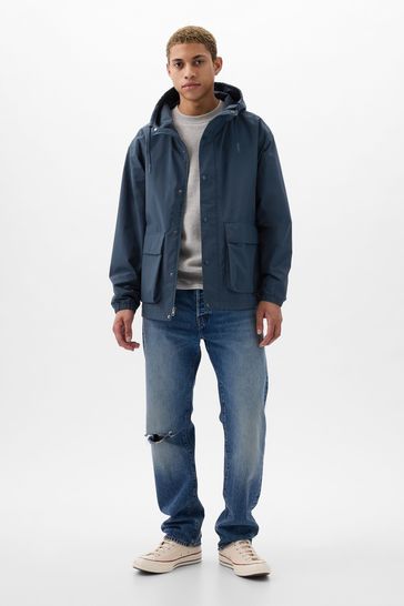 Blue anorak deals