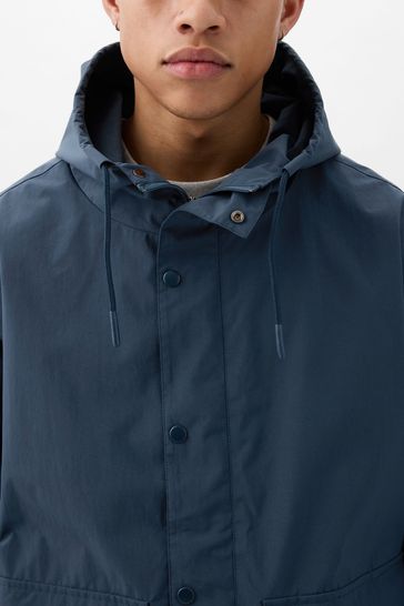 Blue anorak on sale