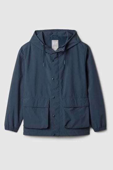 Blue anorak on sale