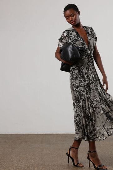 Religion floral maxi skirt sale