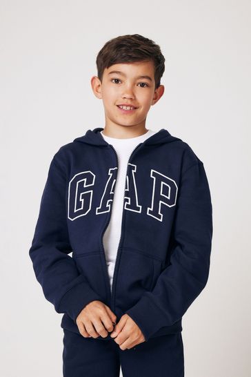 Blue outlet gap hoodie