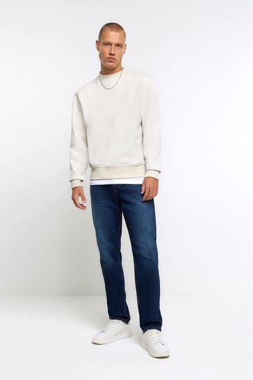 River Island Blue Slim Fit Jeans