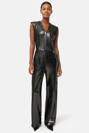 Jigsaw black jumpsuit on sale