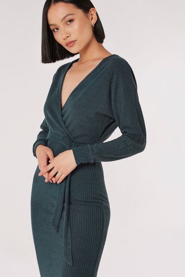 Midi deals batwing dress