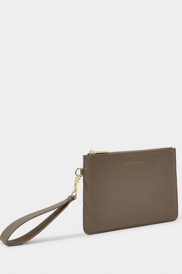 Katie Loxton Brown Zana Wristlet Pouch