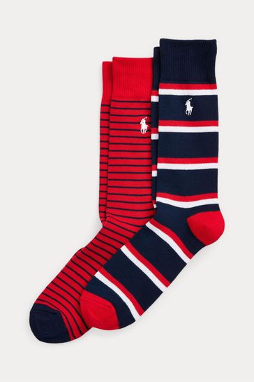 Polo Ralph Lauren Stripe Socks 2-Pack