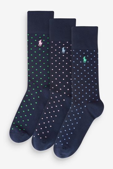 Polo Ralph Lauren Stripe Socks 3-Pack