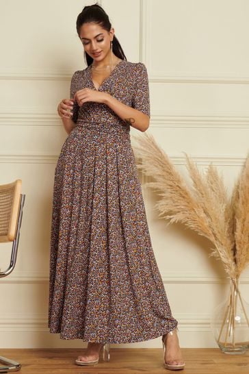 Maxi viscose dress discount