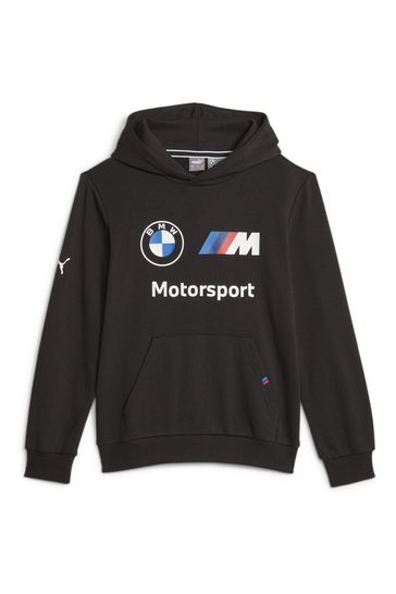 Puma Black BMW M Motorsport Youth Essentials Hoodie