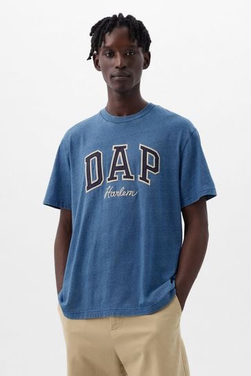 Gap Blue Dapper Dan Logo T-Shirt