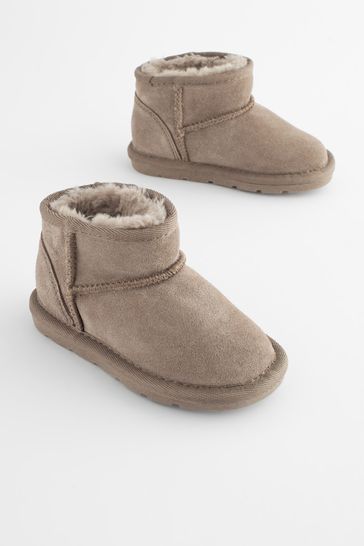 Mink suede ankle boots outlet