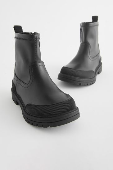 Buy Black Sock Boots from Next Bahrain
