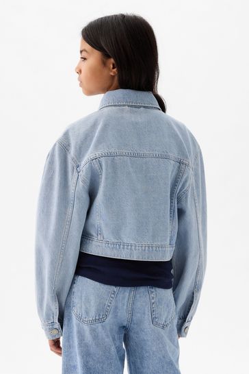 Gap cropped denim jacket 2025