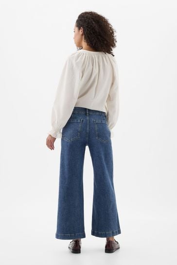 Gap high waisted hot sale wide leg jeans
