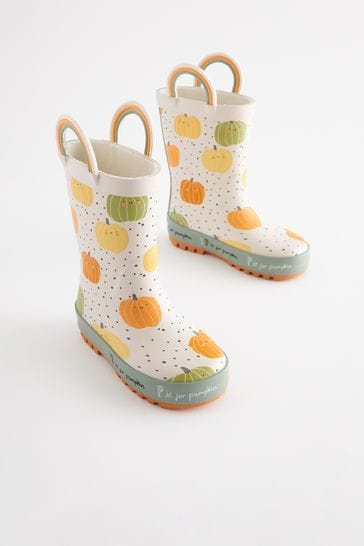 Kids wellies with handles best sale