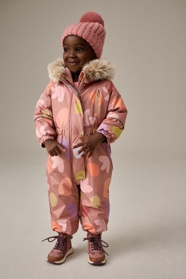 Faux fur snowsuit sale