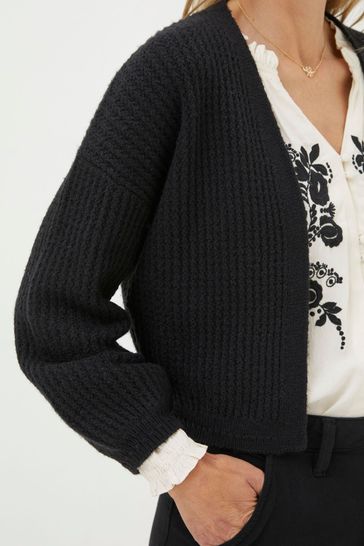 Fat face black cardigan outlet