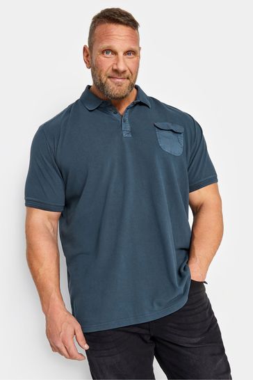 Big and tall deals pocket polo shirts