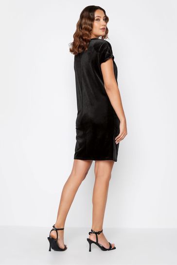 Velour t shirt dress discount