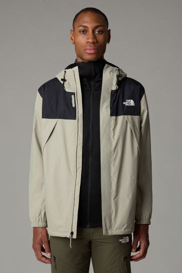 Gray north face rain jacket best sale