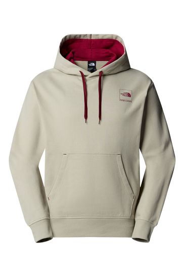 The North Face Grey Mens Co Ordinates Back Print 100 Cotton Hoodie