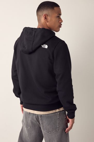 Full zip hoodie over face plain on sale