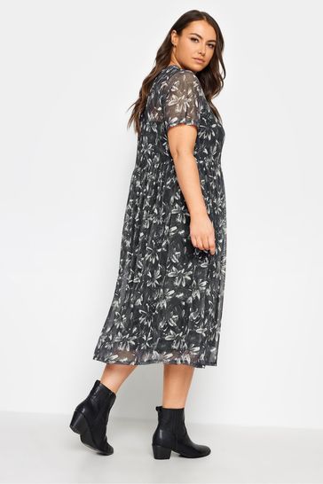 Mesh best sale smock dress