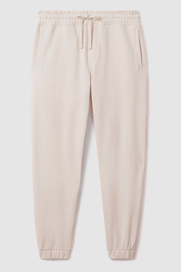 White shop cotton joggers