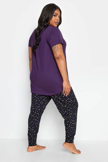 Womens cuffed sales pyjamas set