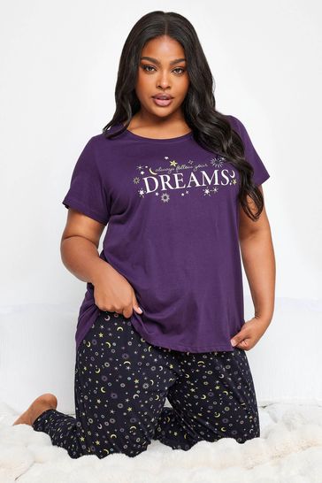 Plus size cuffed new arrivals pyjamas